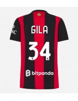 AC Milan Mario Gila #34 Domácí Dres pro Dámské 2026-27 Krátký Rukáv